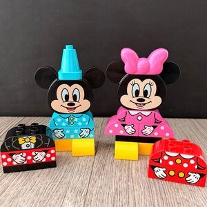Lego Duplo 10897 & 10898 My First Minnie Build Set Disney Mickey & Minnie Mouse
